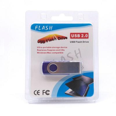 USBフラッシュメモリー32G回転タイプ(ブルー)